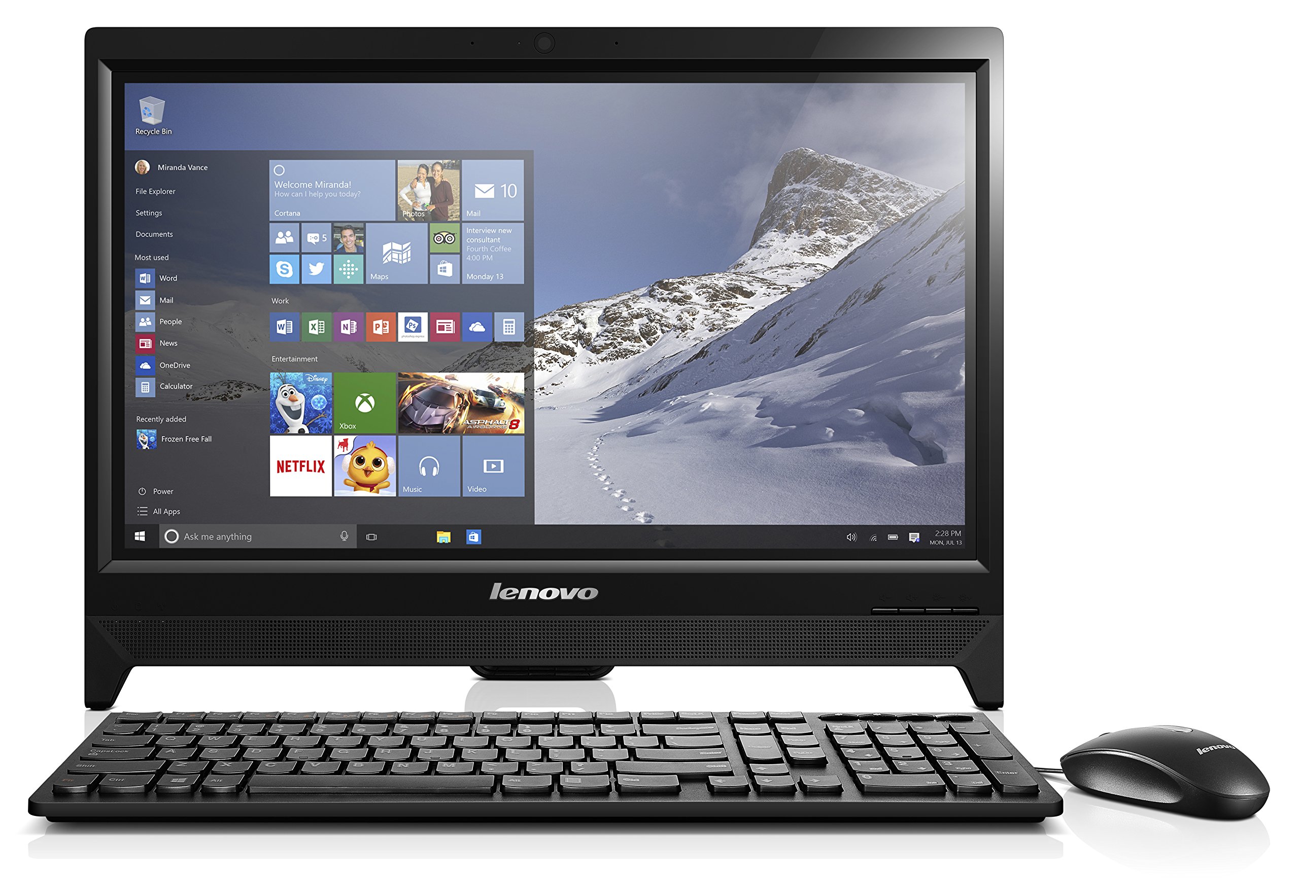 Amazon.com: Lenovo C260 19.5-Inch All-in-One Touchscreen Desktop